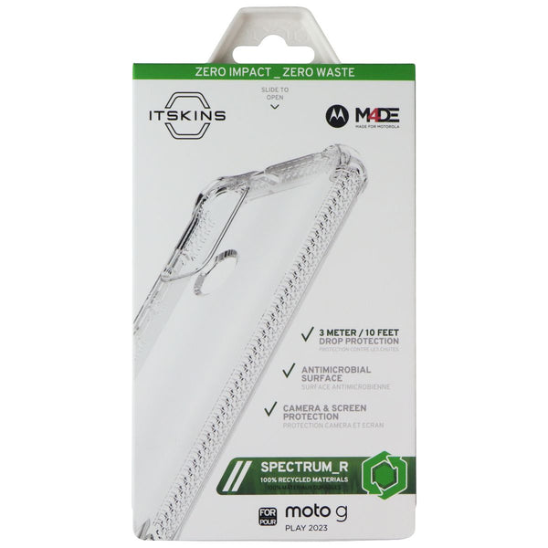 ITSKINS Spectrum_R // Clear Case for motorola moto g Play (2023) - Transparent