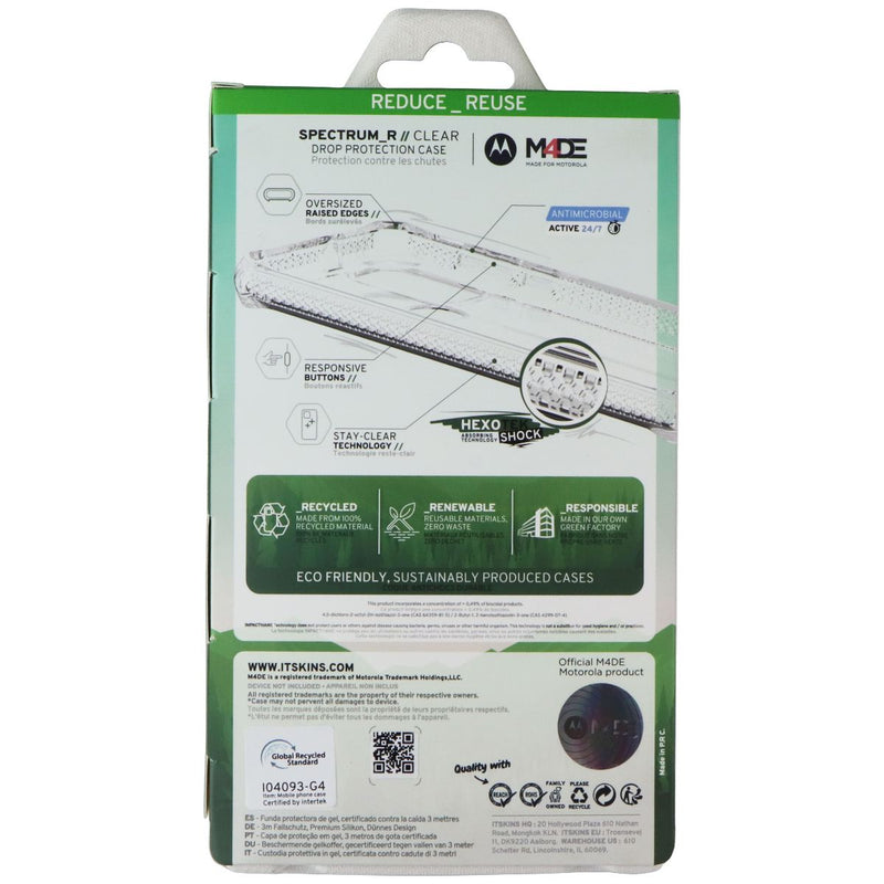 ITSKINS Spectrum_R // Clear Case for motorola moto g Play (2023) - Transparent