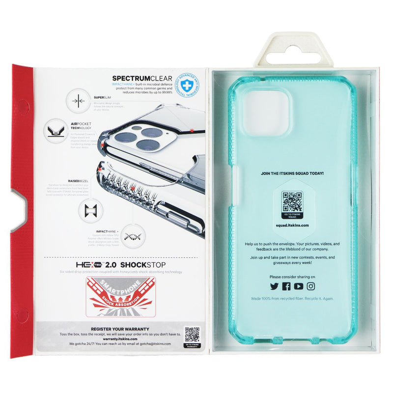 ITSKINS Spectrum // Clear Series Case for OPPO Reno4 Z - Light Blue Transparent