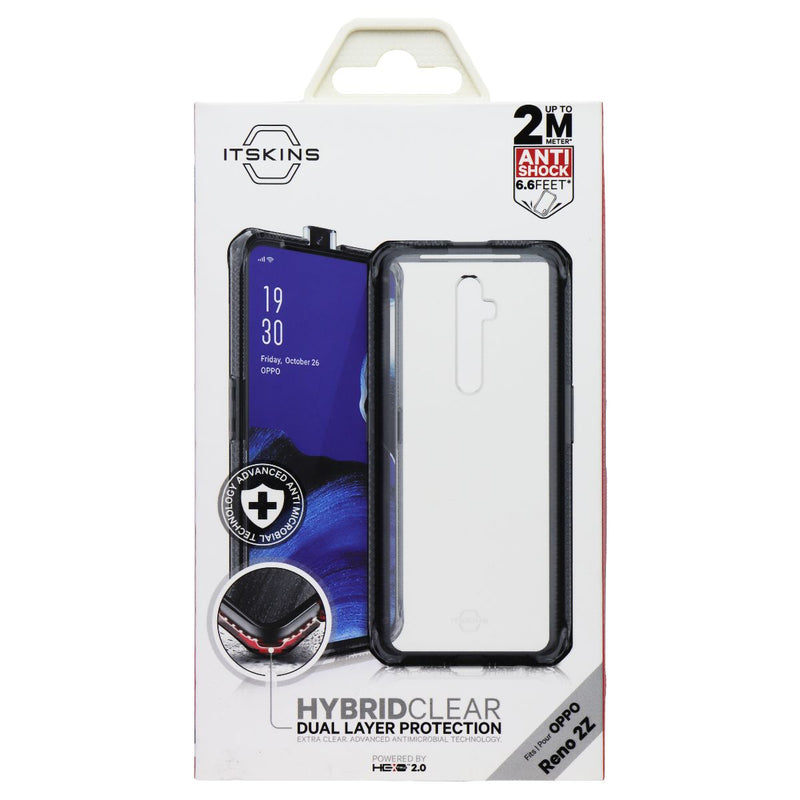 ITSKINS Spectrum // Clear Series Case for OPPO Reno2 Z - Black/Transparent