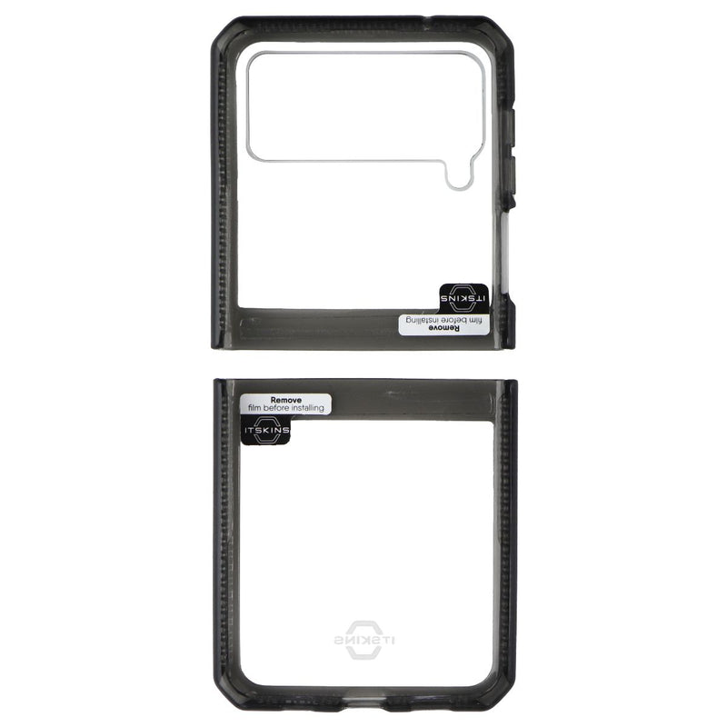 ITSKINS Hybrid Clear Series Case for Samsung Galaxy Z Flip3 - Smoke/Clear