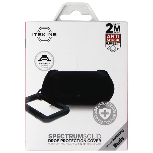 ITSKINS Spectrum Solid Series Case for Samsung Galaxy Buds/Buds+ (Plus) - Black