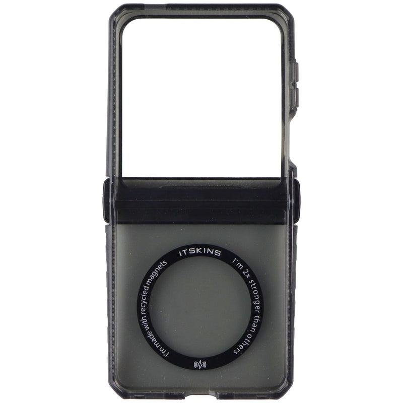 ITSKINS Hybrid R Clear Hinge Case for Samsung Galaxy Z Flip6 - Smoke