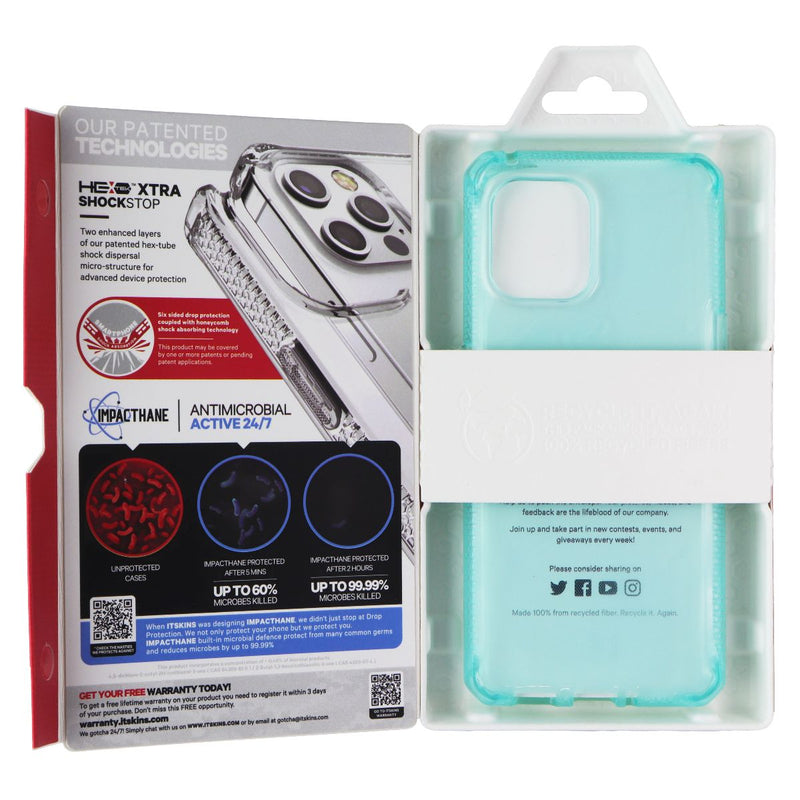 ITSKINS Spectrum // Clear Series Case for OPPO Find X3 Pro - Light Blue