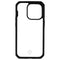 ITSKINS Hybrid_R Case for Apple iPhone 14 Pro - Clear / Solid Black