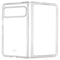 ITSKINS Hybrid_R Clear Series Case for Google Pixel Fold - Clear