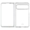 ITSKINS Hybrid_R Clear Series Case for Google Pixel Fold - Clear