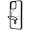 ITSKINS Hybrid_R // Stand Case for MagSafe for iPhone 15 Pro Max - Black/Clear