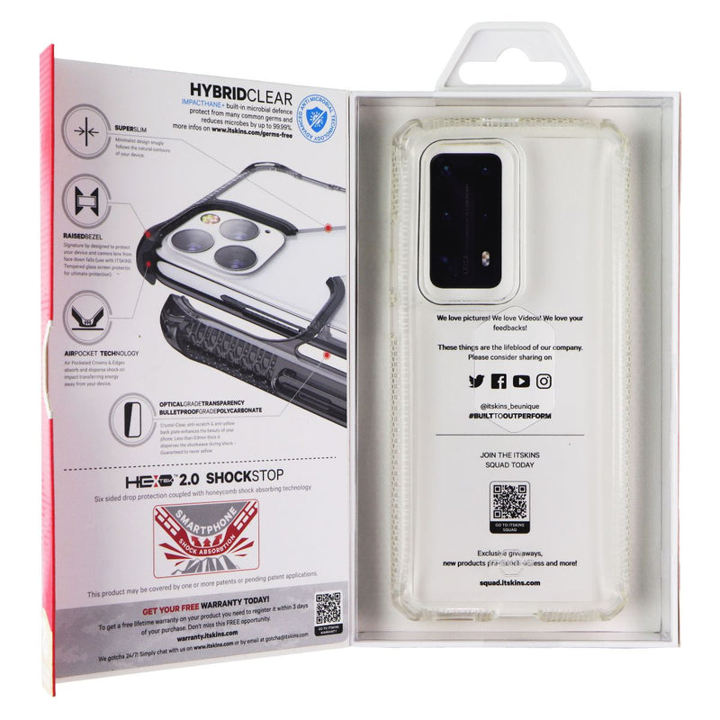 ITSKINS HybridClear Series Dual Layer Case for Huawei P40 Pro - Transparent
