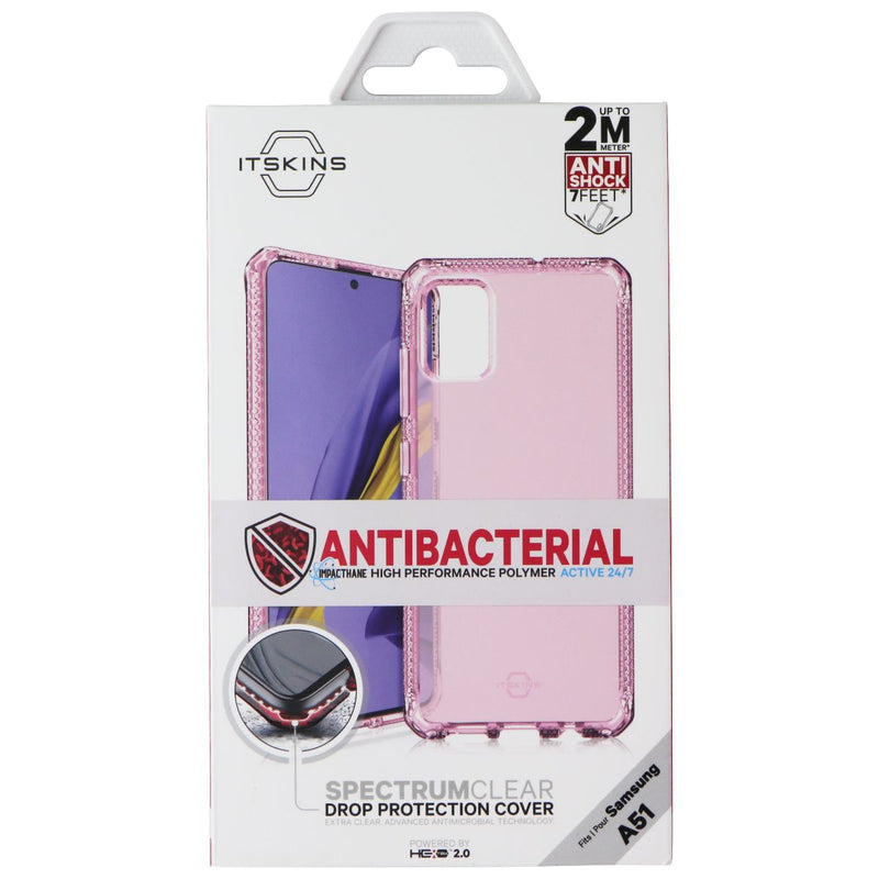 ITSKINS Spectrum Clear Series Gel Case for Samsung A51 - Pink