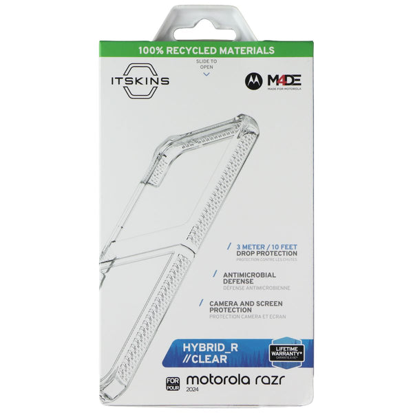 ITSKINS Hybrid_R Series Case for Motorola Razr (2024) - Clear