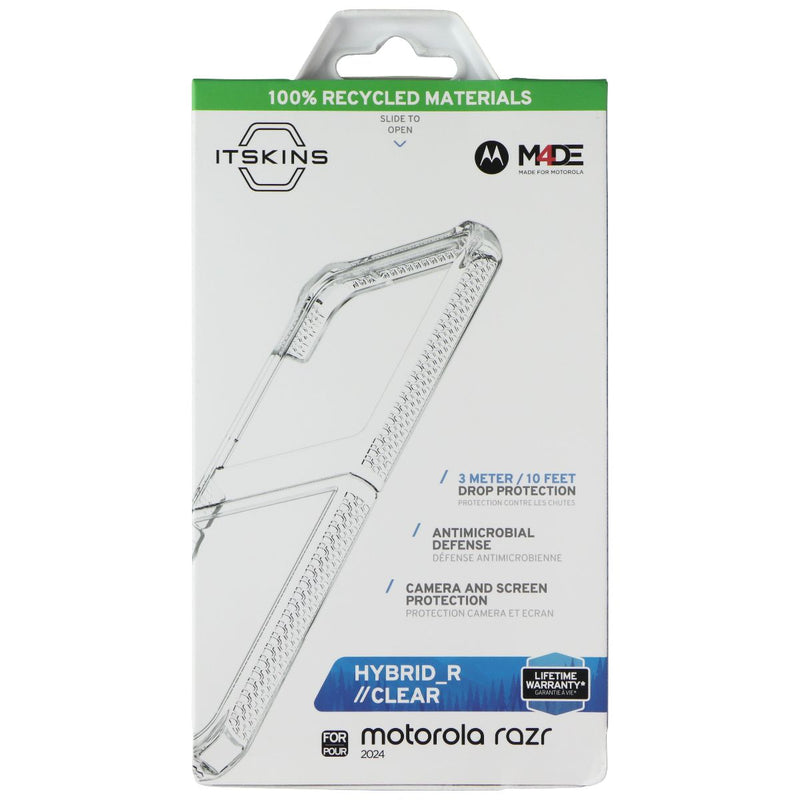 ITSKINS Hybrid_R Series Case for Motorola Razr (2024) - Clear