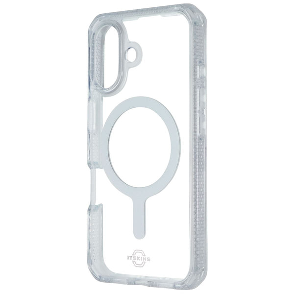 ITSKINS Hybrid_R // Mood Case for MagSafe for Apple iPhone 16 - Clear / Purple