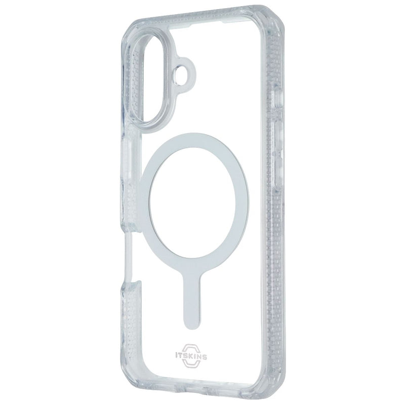 ITSKINS Hybrid_R // Mood Case for MagSafe for Apple iPhone 16 - Clear / Purple