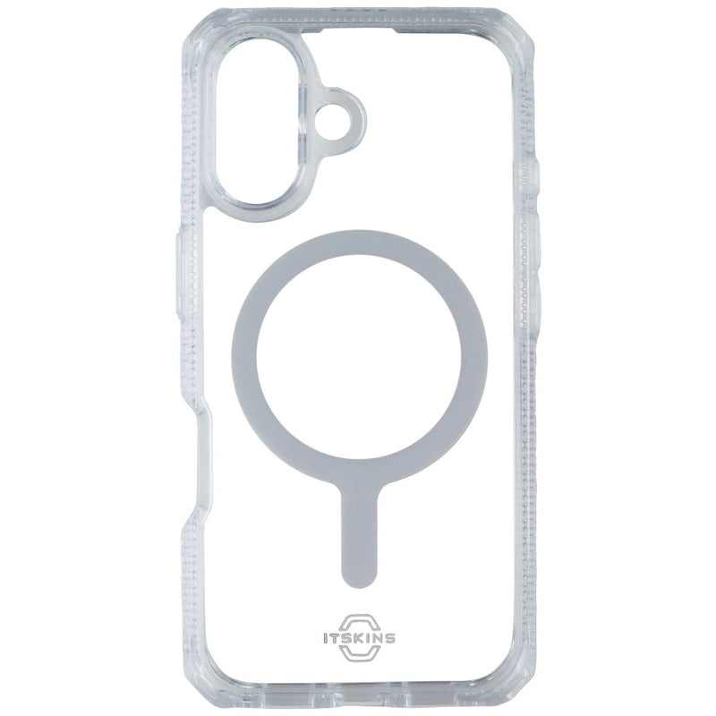 ITSKINS Hybrid_R // Mood Case for MagSafe for Apple iPhone 16 - Clear / Purple