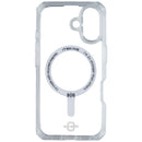 ITSKINS Hybrid_R // Mood Case for MagSafe for Apple iPhone 16 - Clear / Purple