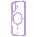 ITSKINS Hybrid_R // Mood Case for MagSafe for Apple iPhone 16 - Clear / Purple