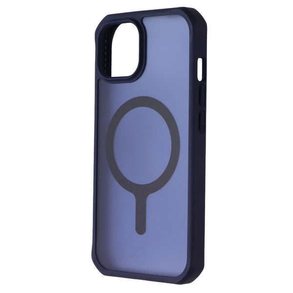 ITSKINS Hybrid R // Frost Ultra Hybrid Case for MagSafe for iPhone 15/14 - Blue