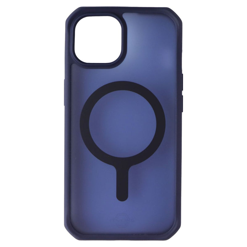 ITSKINS Hybrid R // Frost Ultra Hybrid Case for MagSafe for iPhone 15/14 - Blue