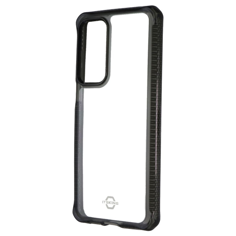 ITSKINS Hybrid_R Series Clear Case for Motorola Edge (2021) - Black / Clear