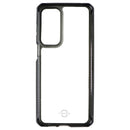 ITSKINS Hybrid_R Series Clear Case for Motorola Edge (2021) - Black / Clear