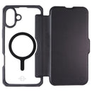 ITSKINS Hybrid_R // MagFolio Case for MagSafe for Apple iPhone 16 Plus - Black