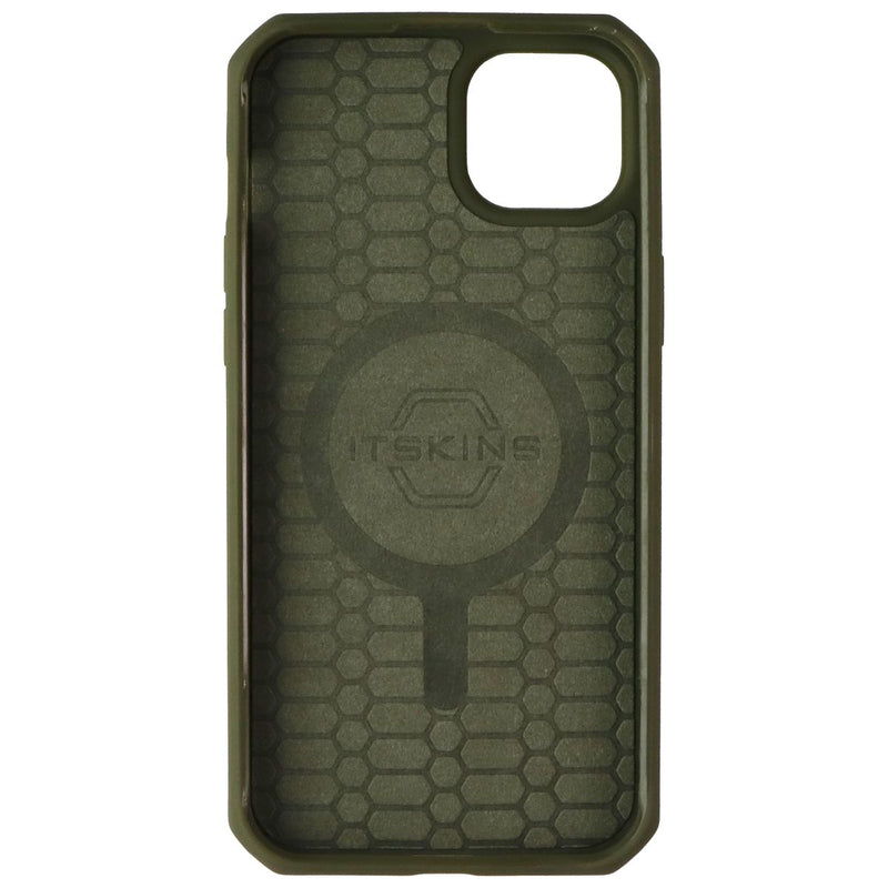 ITSKINS Ballistic_R Nylon Case for MagSafe for iPhone 15 Plus / 14 Plus - Green