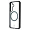 ITSKINS Hybrid_R // Solid Case for Samsung Galaxy S24 - Black / Transparent