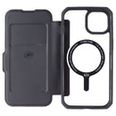 ITSKINS Hybrid_R // MagFolio Case for MagSafe for Apple iPhone 15 - Black