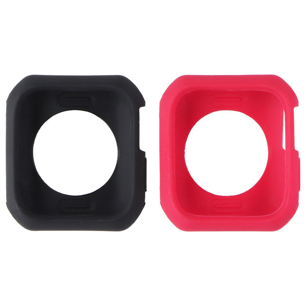 ITSKINS Bumper Case 2 Pack for Apple Watch 40mm (SE/6/5/4) - 1x Black/1x Red