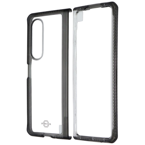 ITSKINS Hybrid R // Clear Case for Samsung Galaxy Z Fold3 5G - Black/Transparent
