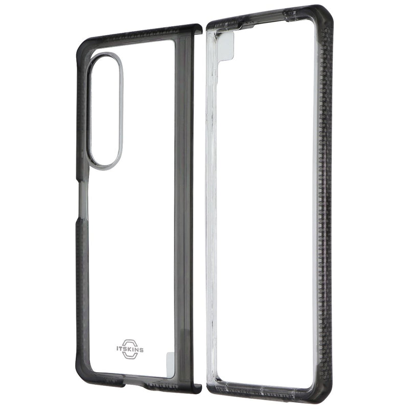 ITSKINS Hybrid R // Clear Case for Samsung Galaxy Z Fold3 5G - Black/Transparent