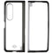 ITSKINS Hybrid R // Clear Case for Samsung Galaxy Z Fold3 5G - Black/Transparent