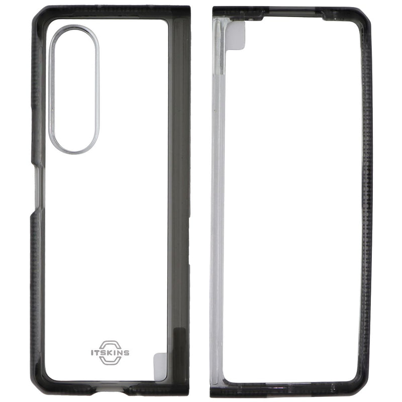 ITSKINS Hybrid R // Clear Case for Samsung Galaxy Z Fold3 5G - Black/Transparent
