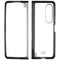 ITSKINS Hybrid R // Clear Case for Samsung Galaxy Z Fold3 5G - Black/Transparent