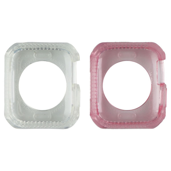 ITSKINS Spectrum Case for Apple Watch Series 6 (44mm) - Pink & Clear (2 Pack)