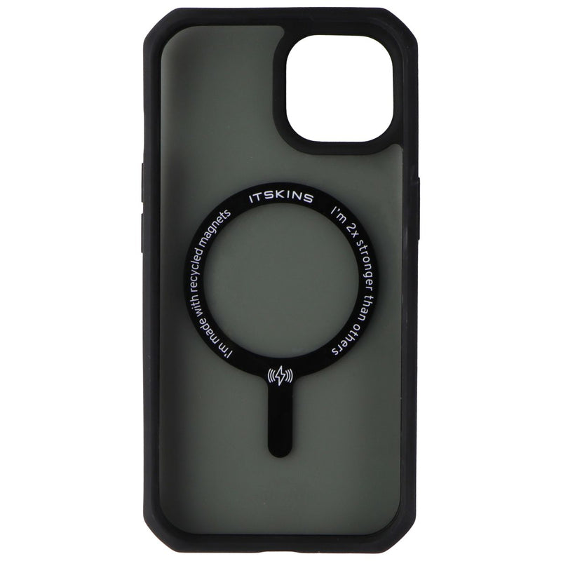 ITSKINS Hybrid_R Frost Case for MagSafe for Apple iPhone 15 / iPhone 14 - Black