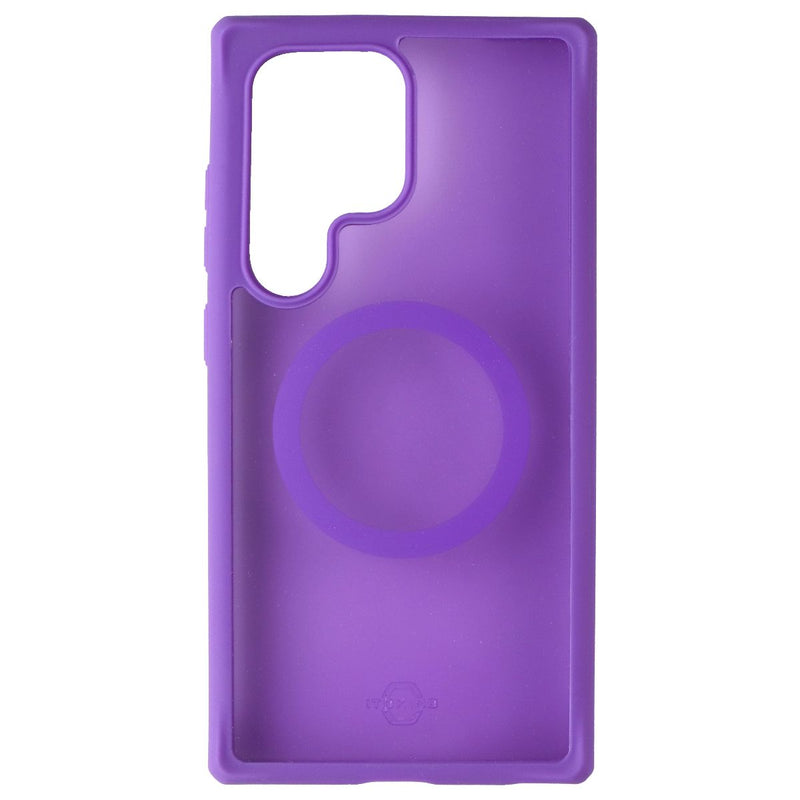 ITSKINS Hybrid_R Frost Magnetic Case for Samsung Galaxy S24 Ultra - Deep Purple