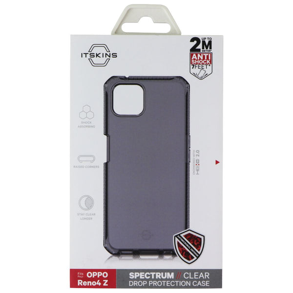 ITSKINS Spectrum // Clear Series Case for OPPO Reno4 Z - Smoke (Transparent)