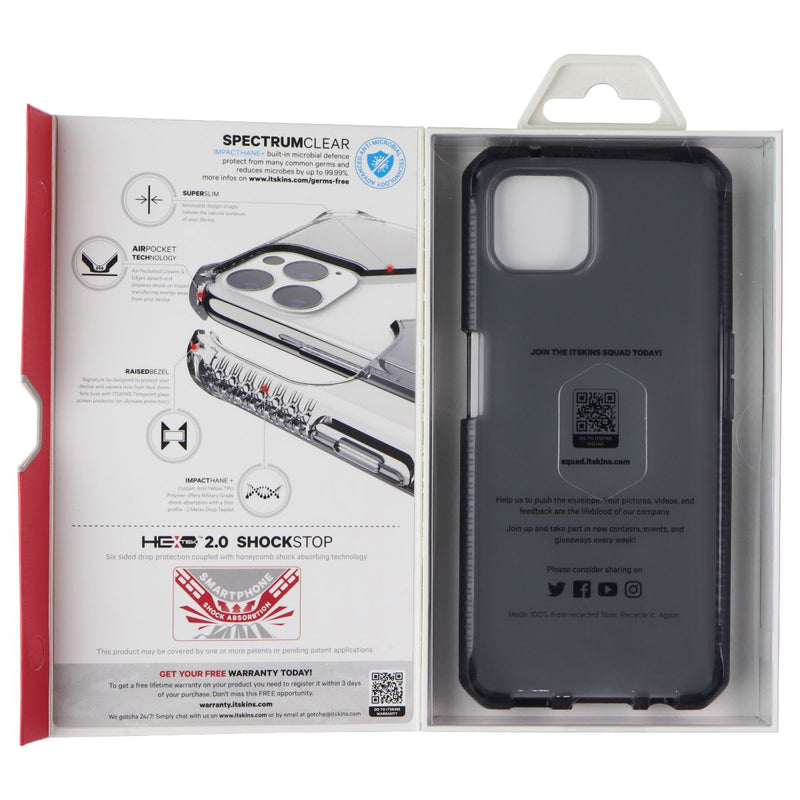 ITSKINS Spectrum // Clear Series Case for OPPO Reno4 Z - Smoke (Transparent)