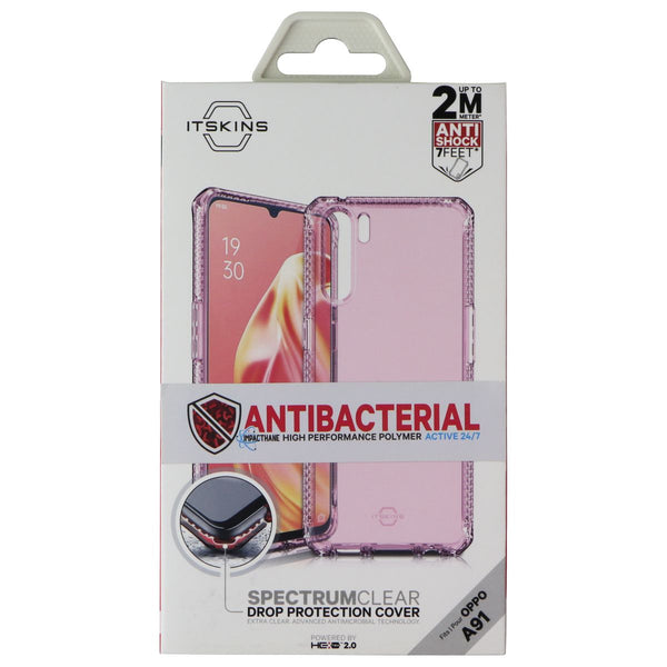 ITSKINS Spectrum // Clear Series Case for OPPO A91 - Light Pink (Transparent)