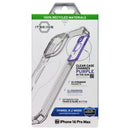 ITSKINS Hybrid_R Mood Case for MagSafe for Apple iPhone 16 Pro Max- Clear/Purple