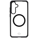 ITSKINS Hybrid_R // Solid Case for Samsung Galaxy S24 Plus - Black / Transparent