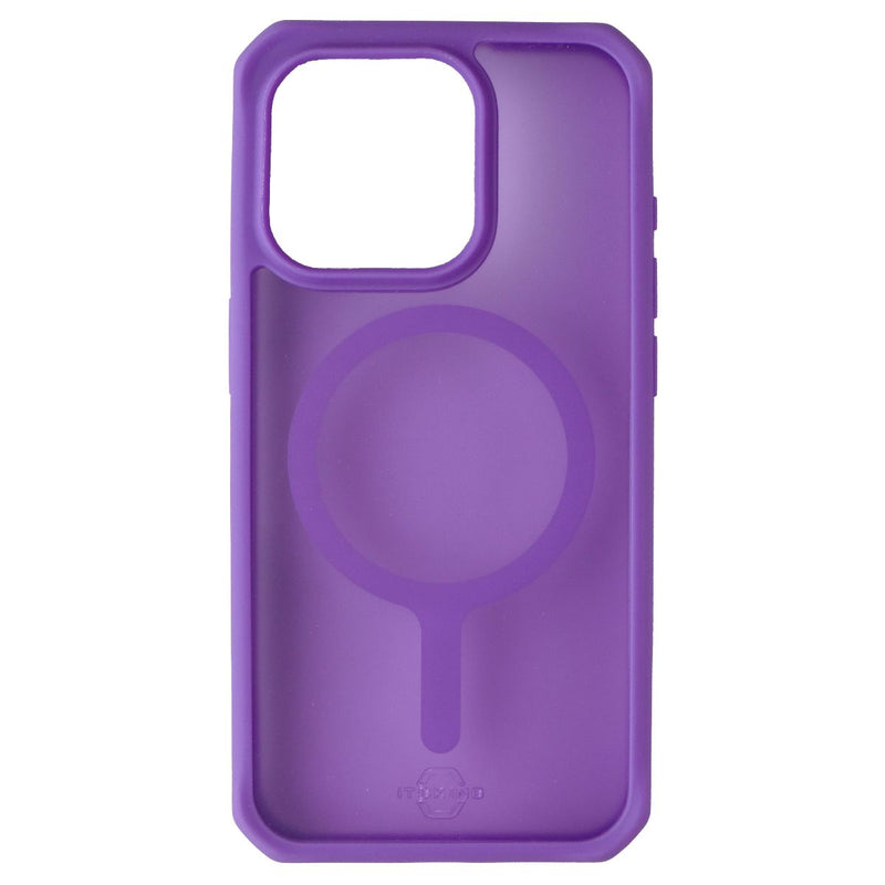 ITSKINS Hybrid R // Frost High-Impact Hybrid Case for iPhone 15 Pro - Purple