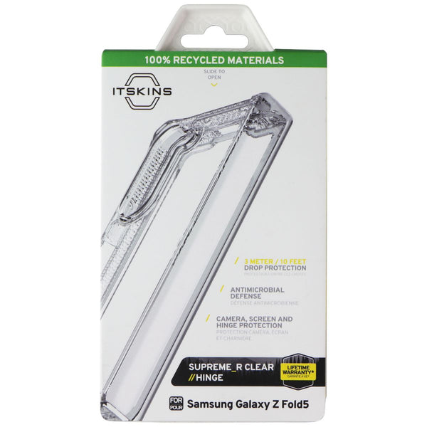 ITSKINS Supreme_R Clear // Hinge Case for Samsung Galaxy Z Fold5 - Transparent
