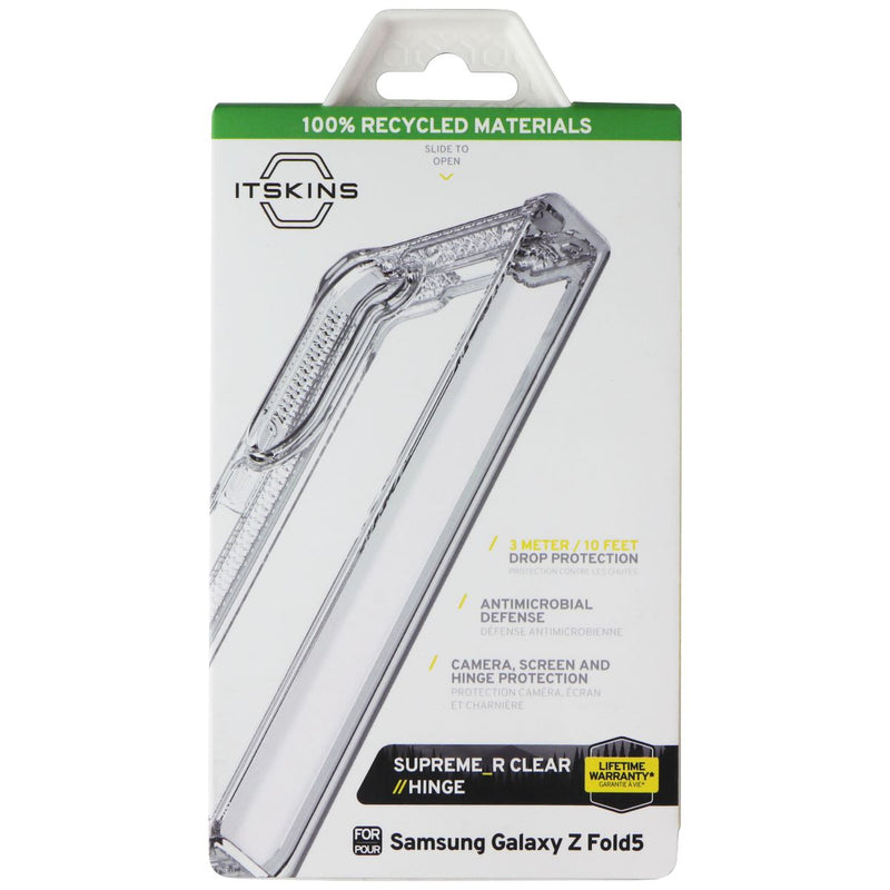 ITSKINS Supreme_R Clear // Hinge Case for Samsung Galaxy Z Fold5 - Transparent