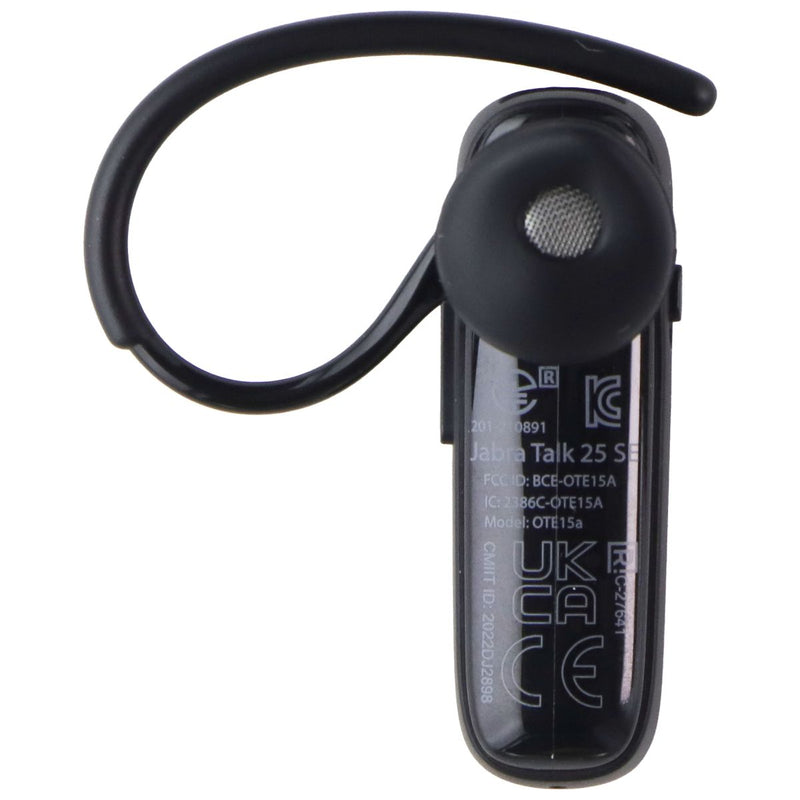 Jabra GN Talk 25 SE Mono Bluetooth Wireless Single Ear Headset with Mic - Black