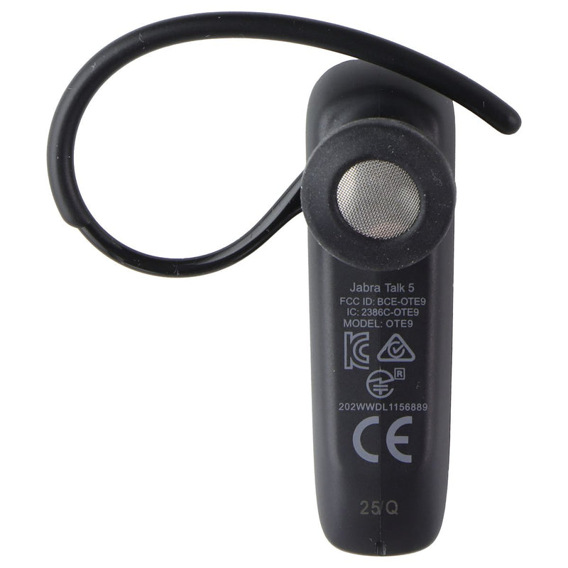 Jabra Talk 5 Bluetooth Headset for Hands-Free Calls - Black