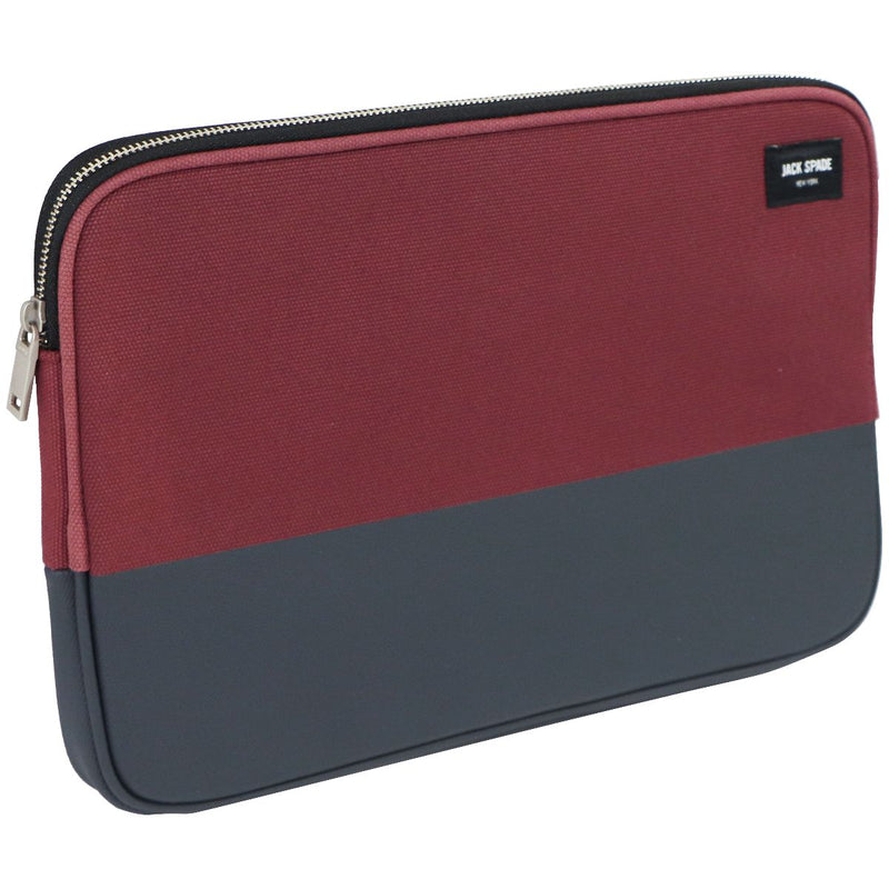 Jack Spade New York Dripped Canvas Sleeve for 13-in Laptops - Red/Navy