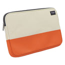 Jack Spade New York Dripped Canvas Sleeve for 13-in Laptops - Tan/Orange